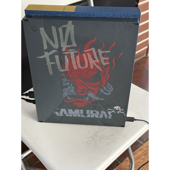 Microsoft Xbox One X 1TB Console Gaming System Cyberpunk W/pink Controller - Picture 7 of 10